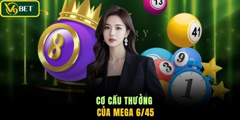 Cơ cấu thưởng của Mega 6/45